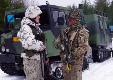 British troops join Finnish army in major exercise on Nato’s border with Russia – in stark warning to Putin