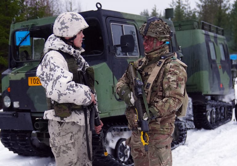 British troops join Finnish army in major exercise on Nato’s border with Russia – in stark warning to Putin