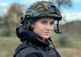 Ukrainian becomes first woman from war-torn country to graduate from famous Royal Naval College & sends warning to Putin