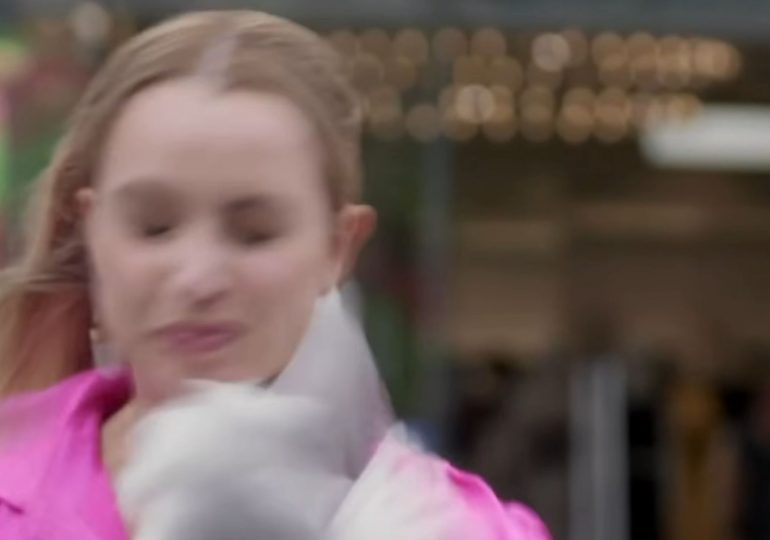 Shocking moment TV reporter left bloodied after being attacked by bird as she shouts ‘holy s***’