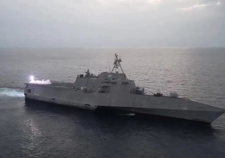 Navy launches first ‘kamikaze’ drone from Middle East-stationed warship as US ramps up deadly new remote-bombing tech