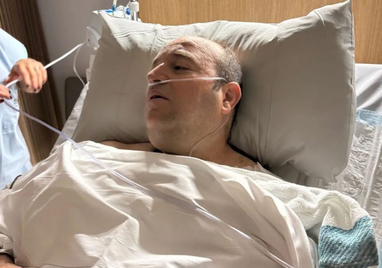 Hero of Bondi massacre seen in hospital as his brave last words before tackling gunman are revealed & GoFundMe tops $1m