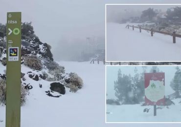 Red & orange storm alerts for Spanish holiday coast as sub-zero temperatures and SNOW hit Canaries days before Christmas