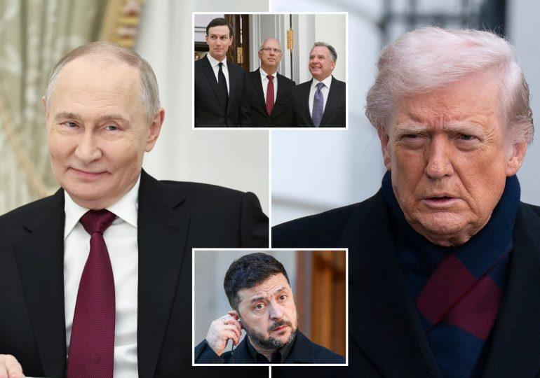 Trump sends key allies to Europe with peace envoys set to meet Zelensky for crunch talks to end war in Ukraine