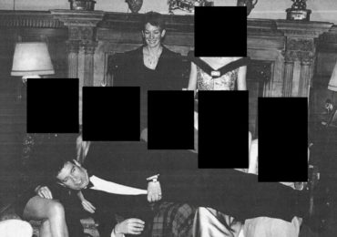 Bombshell photo of Andrew lying across five women ‘taken at Sandringham sex party hosted for Epstein and Maxwell’