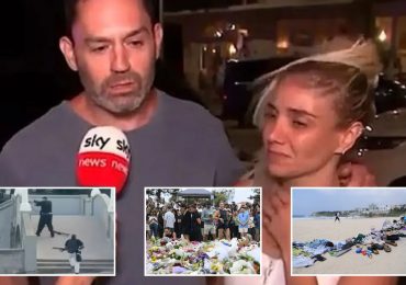 Tear-jerking moment parents praise woman who was shot while shielding their daughter, 3, in Bondi Beach terror attack