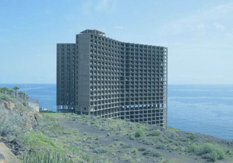 Girl, 13, dies in horror plunge from abandoned 20-storey hotel in Tenerife while playing with her friends