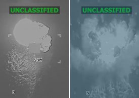 Dramatic moment eight ‘narco-terrorists’ killed as Trump bombs three vessels in in Pacific in latest boat blitz