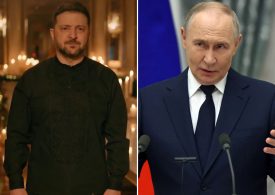 Zelensky wishes death on Putin in Christmas speech after Vlad demands changes to peace plan & sends new wave of strikes