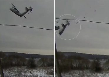 Dramatic moment once-biggest plane in the world mysteriously CRUMBLES in mid-air in mystery crash killing all 7 on board