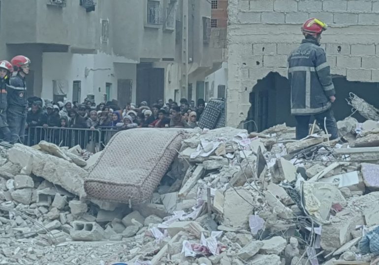 Two buildings COLLAPSE killing at least 22 in Moroccan tourist city Fez as horror vid shows frantic search for survivors
