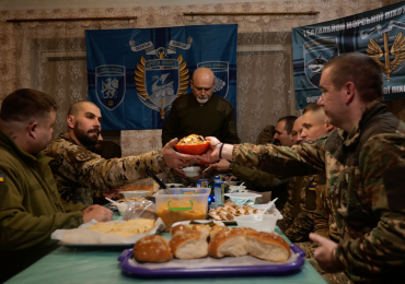 Inside Ukrainian marines’ frontline Christmas ‘stolen by war’ where comrades break bread while suicide drones rain down