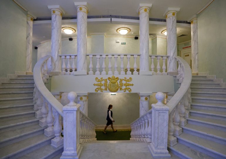 Russia accused of dancing on bodies of the dead for reopening theatre it bombed in Ukraine