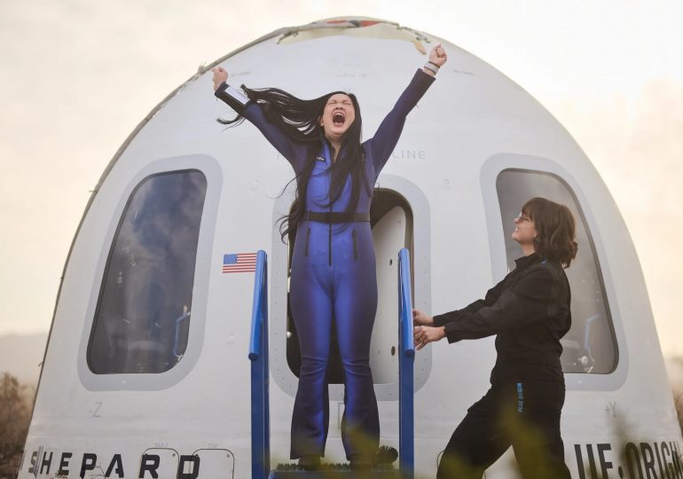 Trip to space made me depressed after ‘tsunami of harassment’, says passenger on infamous celeb-packed all-female launch