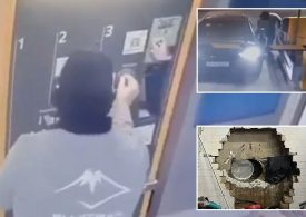 Hilarious moment bank robbers who drilled 18ins into vault in brazen ‘£30m’ Xmas heist PAY for parking before fleeing