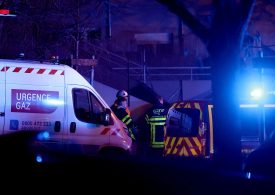 Two children dead after massive explosion in apartment building as four more injured and another two buried under rubble