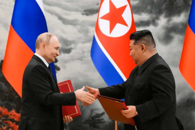 Kim Jong-un hails bond of ‘blood and death’ with pal Putin after throwing his troops into Ukraine meatgrinder