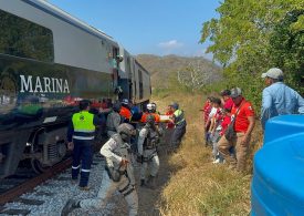 At least 13 passengers dead and dozens injured after train derails in Mexico