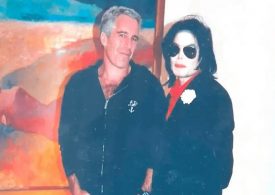 Michael Jackson poses with Jeffrey Epstein and smiles on private jet with Bill Clinton in newly released images