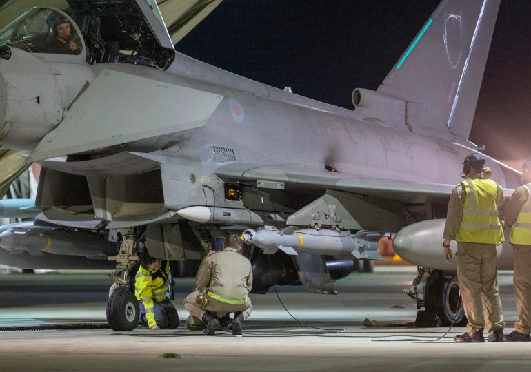 British forces bomb ISIS in joint airstrike with France as RAF targets weapons site in Syria