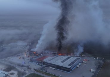 At least three women killed & two missing as huge inferno rips through biscuit factory after explosion