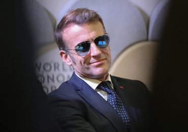 Reason for Macron’s Top Gun-style shades is revealed after conspiracy theorists speculate about another Brigitte ‘slap’