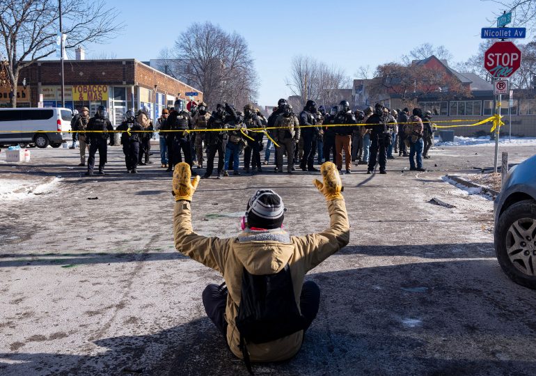 Photos of Minneapolis Protests As City Erupts in Anger Over Killing By Federal Agent