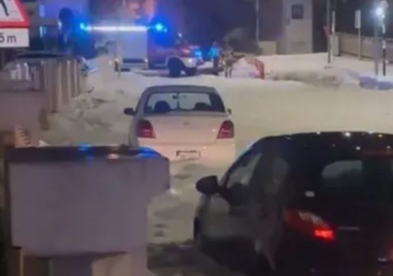 Shocking moment freak hailstorm smashes Med holiday island sending mini icebergs floating down roads & burying cars