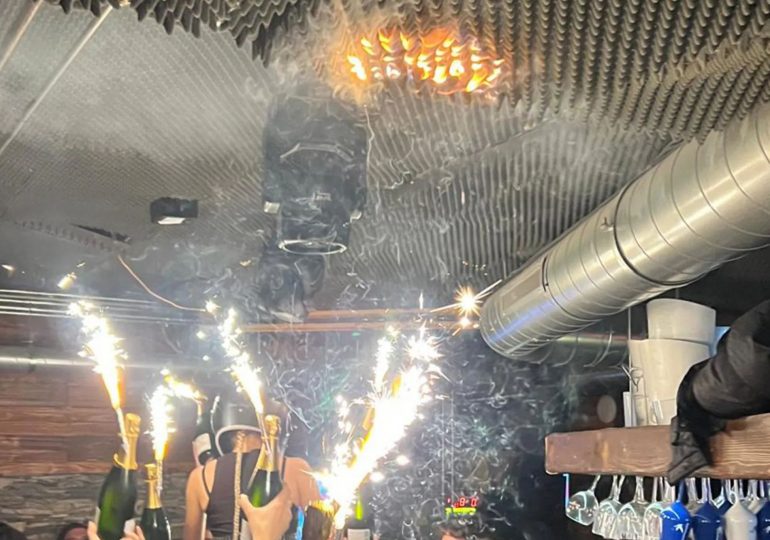 New vid of NYE bar fire erupting shows revellers cheer as flames spread not realising scale of horror that would unfold