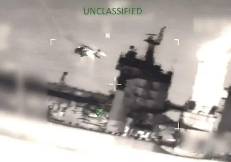 Moment US forces seize shadow fleet tanker near Caribbean at SAME time as vessel captured off UK under gaze of Putin sub