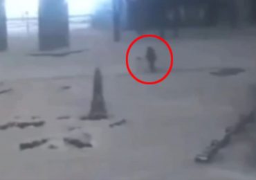 Fearless Ukrainian road cleaner becomes viral star as vid shows her watch drone blow up feet away…then carry on sweeping