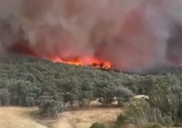 Watch giant ‘fire tornado’ on path of destruction as ‘state of disaster’ declared & three missing in Australia wildfires