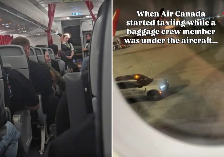 Baggage handler trapped inside cargo hold as plane begins to takeoff with passengers hearing ‘screams and banging’