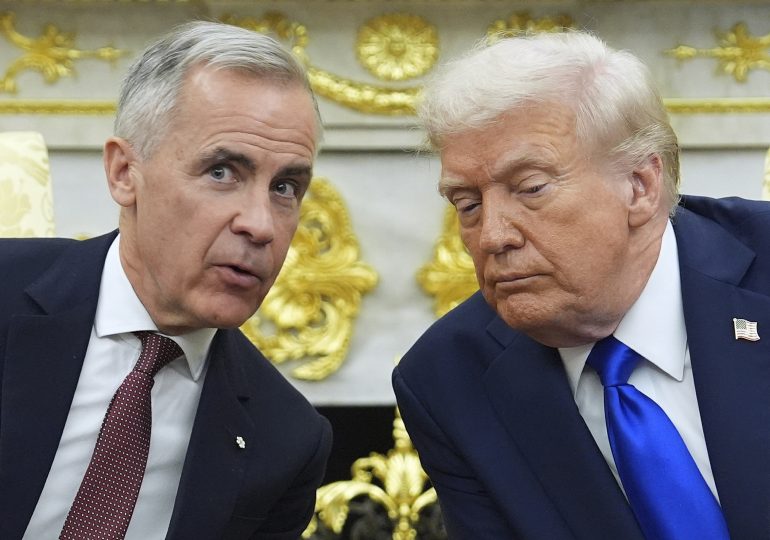 Now Trump appears to threaten US takeover of CANADA amid Greenland storm & shares private texts from Macron & Nato chief