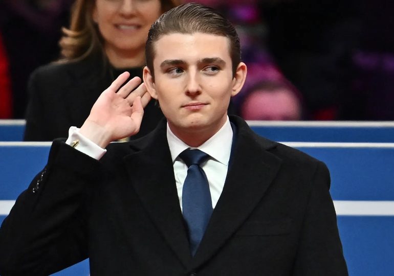 Barron Trump ‘saves woman’s life as he catches ex-boyfriend beating her’ while on a FaceTime call