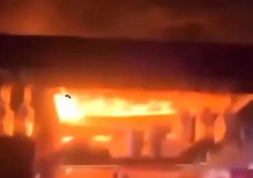 Swiss bar owner ‘MADE tragic waitress, 24, wear costume helmet which stopped her seeing sparks that triggered inferno’