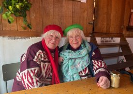 World’s oldest prostitutes, 83, who are TWINS lift lid on ‘gnome’ requests, trademark leather boots & brush with Queen