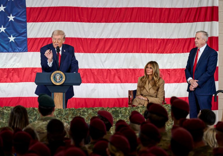 Trump Is Frequently Giving Campaign-Style Speeches To Troops In His Second Term