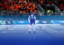 U.S. Speedskater Jordan Stolz Sets a New Olympic Record in His First Milano Cortina Race