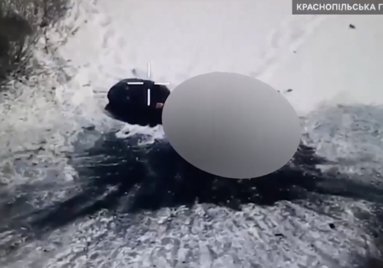 Heartbreaking moment Ukrainian husband weeps over body of his childhood sweetheart – before savage Russians kill him too