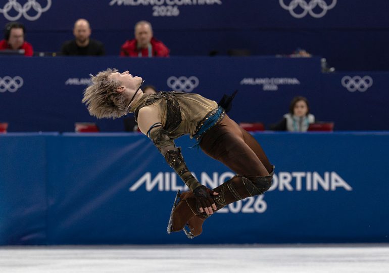 ‘Quad God’ Ilia Malinin Leads in Men’s Skating Short Program