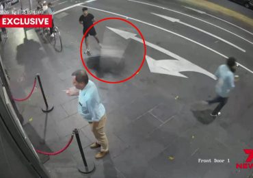 Man who knocked out pal after throwing chair at his head outside club was kicked out after abusing barmaid