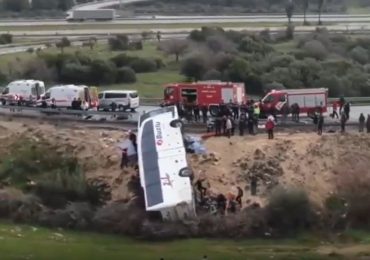 At least 8 dead and 26 injured in horror crash after coach overturns and plunges down 50ft ditch in Brit tourist hotspot
