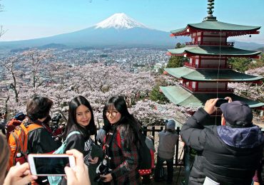 Japanese city cancels famous cherry blossom festival for FIRST time in crackdown on tourists