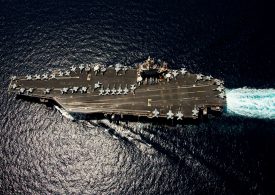 US shoots down ‘aggressive’ Iranian drone with ‘unclear intent’ near aircraft carrier