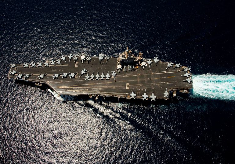 US shoots down ‘aggressive’ Iranian drone with ‘unclear intent’ near aircraft carrier