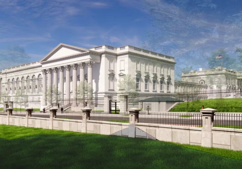 Trump reveals design for ‘big, beautiful’ $400m ballroom at White House that ‘presidents have wanted for 150 years’