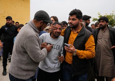 ‘Suicide bomb’ leaves at least 31 dead & 169 wounded as huge blast rips through mosque during Friday prayers in Pakistan