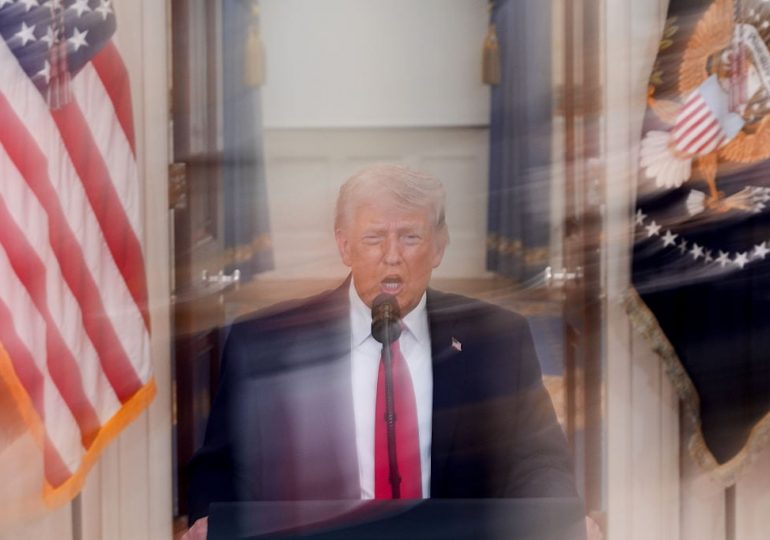 Unbothered by Reality, Trump Gives Disjointed Update on Iran War